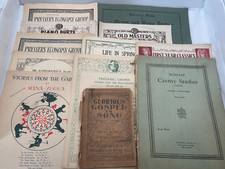 Lote de 12 peças de partituras e livros de piano antigos a vintage 1905–1939 comprar usado  Enviando para Brazil