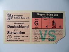 Deutschland schweden 1974 gebraucht kaufen  Bremen