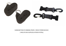 Sunncamp webbing straps for sale  LLANGEFNI