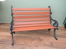 Wooden bench metal for sale  ALTON