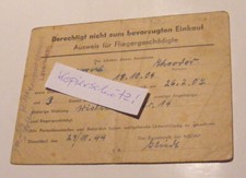 Ausweis fliegergeschädigte g� gebraucht kaufen  Trier