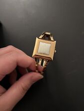 Relógio de pulso feminino Avon Japão movimento ouro foto medalhão pulseira quartzo, novo comprar usado  Enviando para Brazil