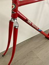 QUADRO E GARFO DE ROSA 49 CM 2,3 KGS AÇO CAMPAGNOLO DROPOUTS ROSCA ITALIANA comprar usado  Enviando para Brazil