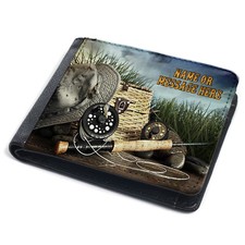 Personalised fishing wallet for sale  BRIDGNORTH