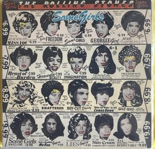1st PRESS 1978 ROLLING STONES SOME GIRLS W/ BANNED LP COVER  HYPE STICKER RARE! comprar usado  Enviando para Brazil