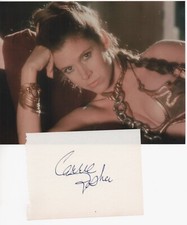 Carrie fisher autograph for sale  EYE