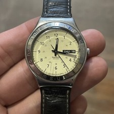 Montre SWATCH IRONY SWISS bracelet Dateur Chrome Vintage Watch Collection comprar usado  Enviando para Brazil