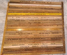 Antique yardstick lot for sale  Clinton