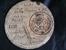 Bollo 1929 reale usato  Santena