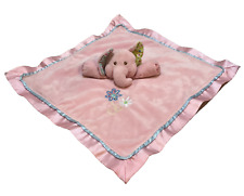 Peluche Mary Meyer Bebé Elefante Lovey Ella Bella Rosa Borde Satinado Seguridad 16 pulgadas segunda mano  Embacar hacia Argentina