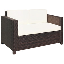 rattan loveseat for sale  GREENFORD