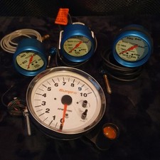 Medidores AutoMeter Pro-Comp Ultra-Nite e medidor Sunpro vintage leia!, usado comprar usado  Enviando para Brazil