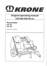 Krone round baler for sale  CALLINGTON