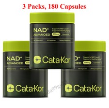 3 pacotes de suplemento Cata-Kor 250mg - NAD+ para suporte, energia e foco do envelhecimento da pele comprar usado  Enviando para Brazil