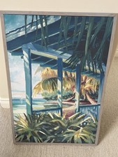 Framed tropical beach for sale  Houston