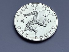 Pièces Simples 1978 ÎLE DE MAN SOLIDE ARGENT UNE 1 LIVRE MONNAIE, usado comprar usado  Enviando para Brazil