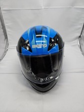 Capacete de corrida Zamp rosto inteiro CA1492-19 pin lock azul prata tamanho 58cm médio comprar usado  Enviando para Brazil