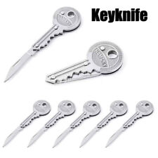 1X Clé Couteau Lame Inoxydable Porte-clé Lame Pliante Clé Mini Couteau de Poche comprar usado  Enviando para Brazil