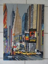 Tableau huile toile d'occasion  France