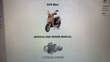 Manual de serviço de motocicleta GY6 50cc manual de reparo digital, usado comprar usado  Enviando para Brazil