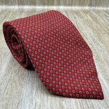 Gravata Brooks Brothers Makers gola de seda feita nos EUA estampa geométrica turca azulejo, usado comprar usado  Enviando para Brazil