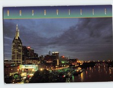 Cartão postal Nightview Nashville Tennessee EUA comprar usado  Enviando para Brazil
