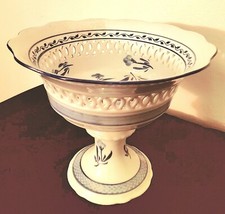 Compote white blue for sale  Denver