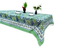 Usado, Toalha de mesa estampada bloco indiano toalha de mesa linho de mesa algodão floral comprar usado  Enviando para Brazil