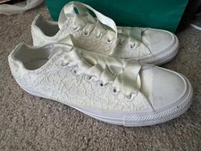 Tênis Converse Feminino de Renda Marfim para Casamento comprar usado  Enviando para Brazil