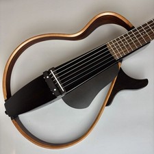Guitarra YAMAHA SLG200S TBL transparente preta silenciosa modelo de corda de aço, usado comprar usado  Enviando para Brazil
