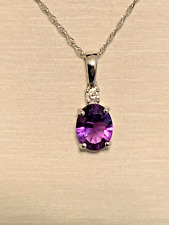 1.65cwt amethyst pendant for sale  Englewood