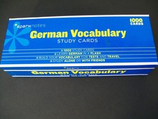 Sparknotes german vocabulary for sale  Carmichael
