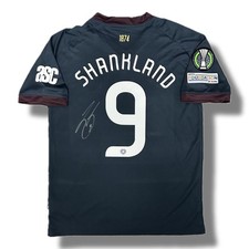 Camisa de futebol assinada LAWRENCE SHANKLAND Hearts of Midlothian 2024/25 - Certificado de autenticidade, usado comprar usado  Enviando para Brazil