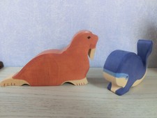 Holztiger figuren walross gebraucht kaufen  Süßen
