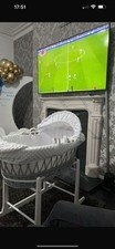 Grey wicker moses for sale  BRADFORD