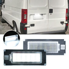 2x Para Fiat Ducato Citroen Jumper Peugeot Boxer Luz de Placa de Licença LED comprar usado  Enviando para Brazil