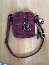 Beuteltasche bordeaux rot gebraucht kaufen  Gernsheim