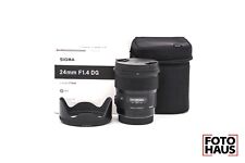 Sigma 24mm f/1.4 DG HSM for Canon EF-mount EOS 1d 5d 6d 1663 comprar usado  Enviando para Brazil