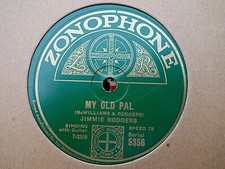 Jimmie rodgers old for sale  GUILDFORD