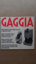 Baby gaggia macina usato  Vertemate con Minoprio