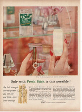1956 Fresh Stick desodorante antitranspirante para mulheres estampa vintage anúncio 1 comprar usado  Enviando para Brazil