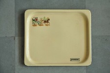 Usado, Bandeja de ferro esmaltada vintage formato quadrado Johnson Horse Cart Print comprar usado  Enviando para Brazil