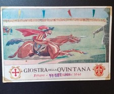 Cartolina giostra della usato  Legnano