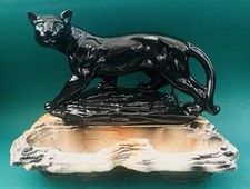 Lâmpada de TV vintage 1959 Lane & Co Black Panther Cat tigela de cerâmica P80 kitsch RARA comprar usado  Enviando para Brazil