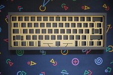 Estojo de teclado mecânico Hex.3C R1 60%, 3 placas de latão, espuma, sem placa de circuito impresso incluída comprar usado  Enviando para Brazil