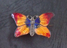 Vintage enamel butterfly for sale  NESTON