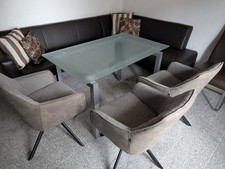 Eßtisch modern milchglasplatt gebraucht kaufen  Hamm