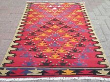 Tapete de quarto bonito turco tapete de área kilim tapete de lã boho tapete pequeno capacho 37"X50" comprar usado  Enviando para Brazil