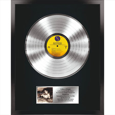 Madonna – Like a Virgin / LP Platinum 12"/ Lembrança em moldura preta / Lembranças comprar usado  Enviando para Brazil