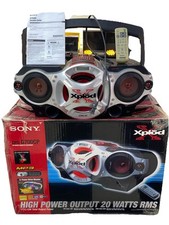 Gravador de cassete CD portátil Sony Xplod 20w #CFD-G700CP testado com controle remoto e caixa comprar usado  Enviando para Brazil